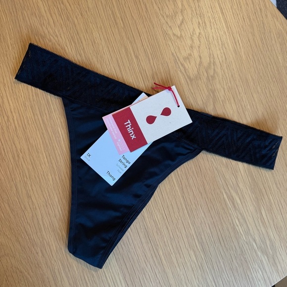 THINX Black Period Panties Size 1X NWT - Picture 1 of 2